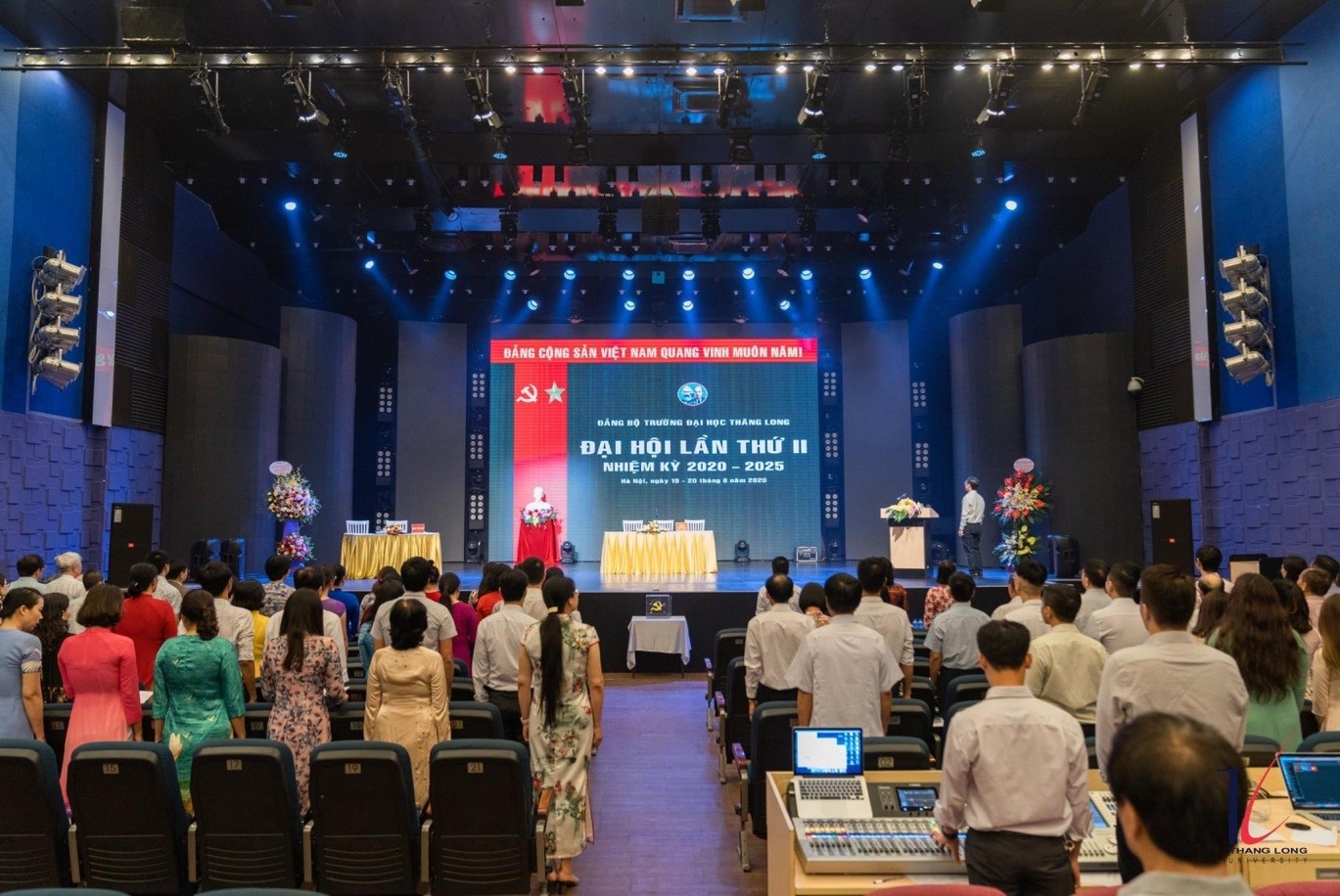Tổ chức thành công Đại hội Đảng bộ trường Đại học Thăng Long lần thứ II, nhiệm kỳ 2020 – 2025